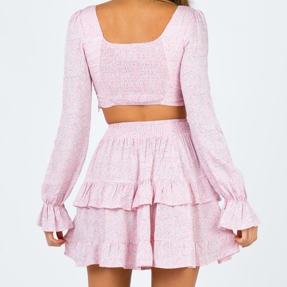 Princess Polly The Susanna Pink Floral Skirt Set - Picture 5 of 5